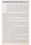 HOMEOPATHIE OKKULT?