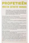 PROFETIEËN MOETEN GETOETST WORDEN
