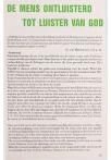 DE MENS ONTLUISTERD TOT LUISTER VAN GOD