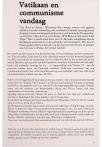 Vatikaan en communisme vandaag