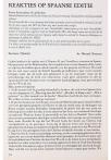 REAKTIES OP SPAANSE EDITIE