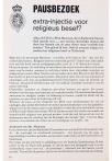 PAUSBEZOEK extra-injectie voor religieus besef?