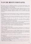 VAN DE BESTUURSTAFEL