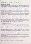 BERICHTEN UIT MEXICO