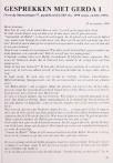 GESPREKKEN MET GERDA 1