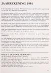 JAARREKENING 1991