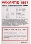 VAKANTIE 1997