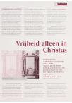 Vrijheid alleen in Christus