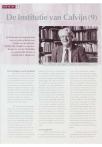 De Institutie van Calvijn (9)