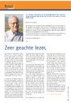 Zeer geachte lezer,