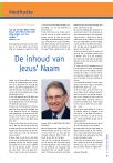 De inhoud van Jezus’ Naam
