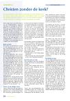 Christen zonder de kerk?