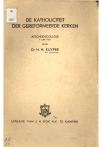 De katholiciteit der gereformeerde kerken - pagina 1