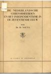 De Nederlandsche Gereformeerden en het Independentisme in de zeventiende eeuw - pagina 1