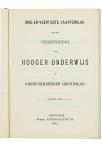 Drie-en-veertigste Jaarverslag van de Vereeniging voor Hooger Onderwijs op Gereformeerde Grondslag - pagina 1