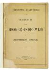 Negentiende Jaarverslag van de Vereeniging voor Hooger Onderwijs op Gereformeerde Grondslag - pagina 1