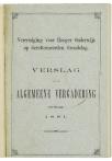 Verslag aan de Algemeene Vergadering over het jaar 1881 - pagina 1