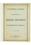Vijf-en-dertigste Jaarverslag van de Vereeniging voor Hooger Onderwijs op Gereformeerde Grondslag - pagina 1