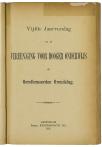 Vijfde Jaarverslag van de Vereeniging voor Hooger Onderwijs op Gereformeerden Grondslag - pagina 1