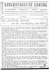 Ds. Laurens Boone  en de vereniging van 1907