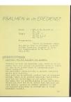 Psalmen in de eredienst