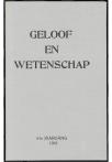 1963 Geloof en Wetenschap : Orgaan van de Christelijke vereeniging van natuur- en geneeskundigen in Nederland - pagina 1