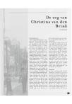 De weg van Christina van den Brink