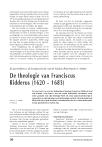 De theologie van Franciscus Ridderus (1620 – 1683)