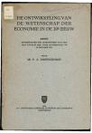 De ontwikkeling van de wetenschap der economie in de 20e eeuw - pagina 1