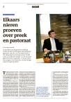 Elkaars nieren proeven over preek en pastoraat