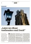 „Laten we elkaar vasthouden rond Dordt”