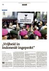 „Vrijheid in Indonesië ingeperkt”