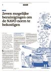 Zeven mogelijke bezuinigingen om de NAVO-norm te bekostigen
