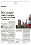 Britse christenen zoeken 100.000 handtekeningen voor Westminster Verklaring