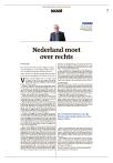 Nederland moet over rechts
