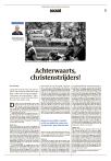 Achterwaarts, christenstrijders!