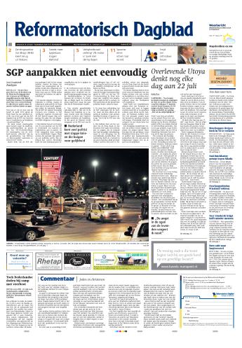 PvdA: Snel actie kabinet over SGP