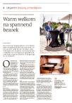 Warm welkom na spannend bezoek