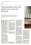Soevereiniteit van God geeft rust, troost en houvast