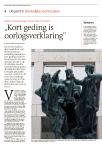 „Kort geding is oorlogsverklaring”