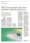 Meta staat sensuele chats met kinderen onder de dertien toe