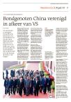 Bondgenoten China verenigd in afkeer van VS