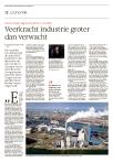 Veerkracht industrie groter dan verwacht