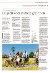 CU pleit voor stabiele gezinnen