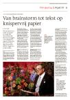 Van brainstorm tot tekst op knispervrij papier