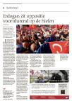 Erdogan zit oppositie voortdurend op de hielen