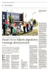 Pand CvI in Nijkerk afgesloten vanwege demonstratie