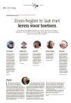Zoon begint te laat met leren voor toetsen