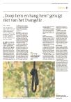 „Doop hem en hang hem” getuigt niet van het Evangelie