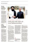 India rolt rode loper uit voor Talibanminister